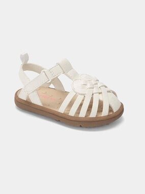 NWT Carter's Baby Girl Every Step First Walker Sandals - White